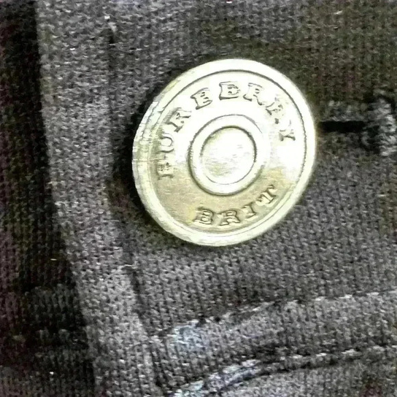 Burberry Brit- Black Skinny Jegging Pant With Ankle Zippers Size Large EUC! - Picture 8 of 11